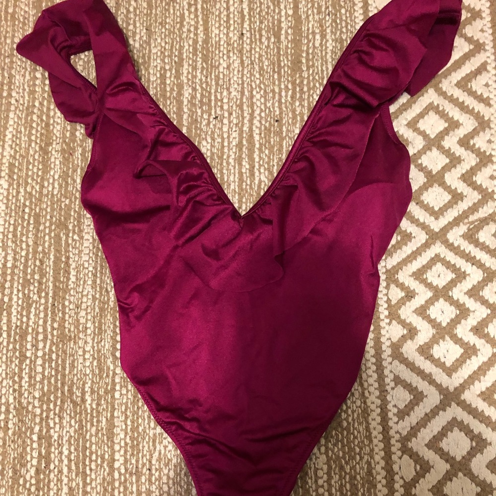 Victoria secret pink one piece bathing suit